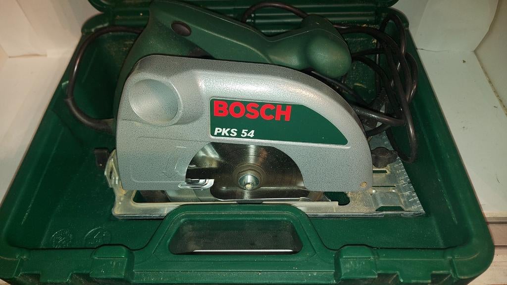 Bosch PKS 54 cirkelzaag, Gebruikt, Cirkelzaag, Ophalen of Verzenden, 30 tot 70 mm