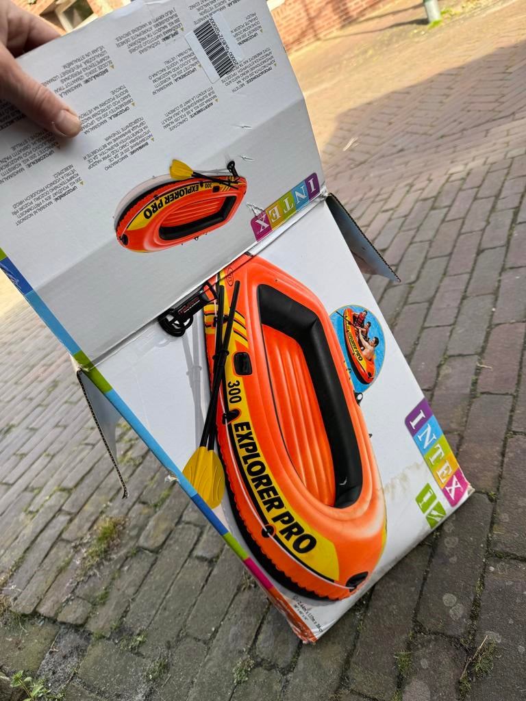 Intex Explorer Pro 300 rubberboot, Ophalen, Zo goed als nieuw
