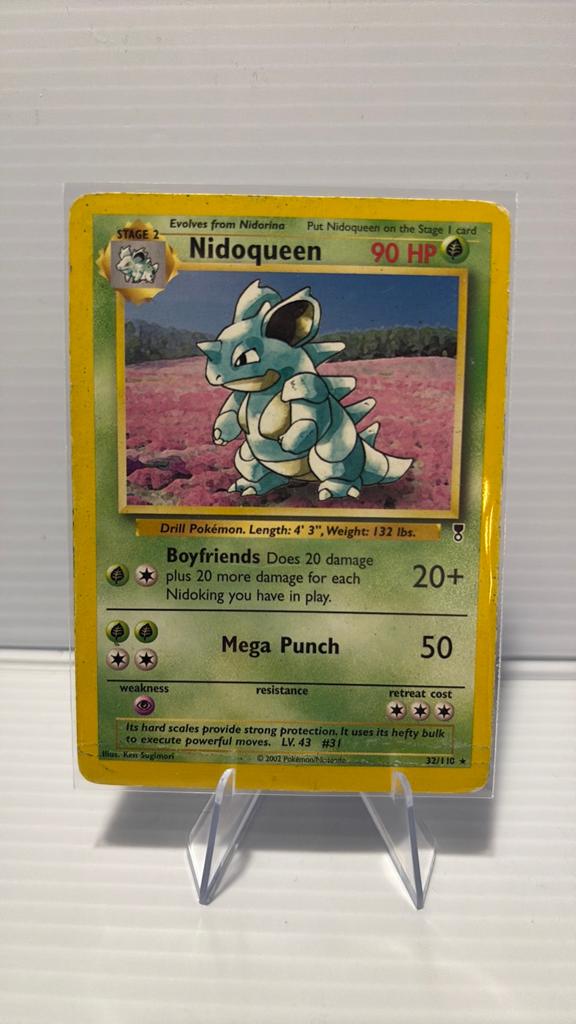 Nidoqueen 32/110 Legendary Collection Pokémon Kaart, Ophalen of Verzenden, Gebruikt, Losse kaart