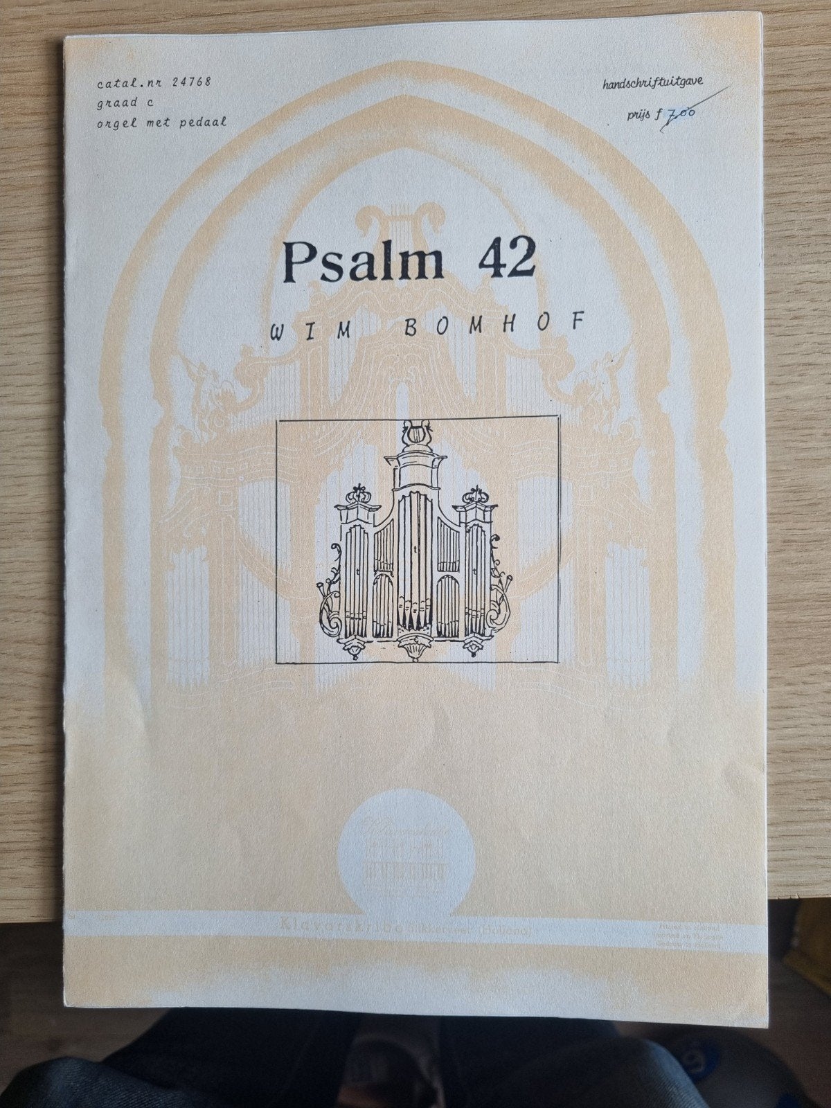 klavarskribo, variaties ps42, Wim Bomhof, Ophalen of Verzenden, Nieuw, Artiest of Componist, Religie en Gospel