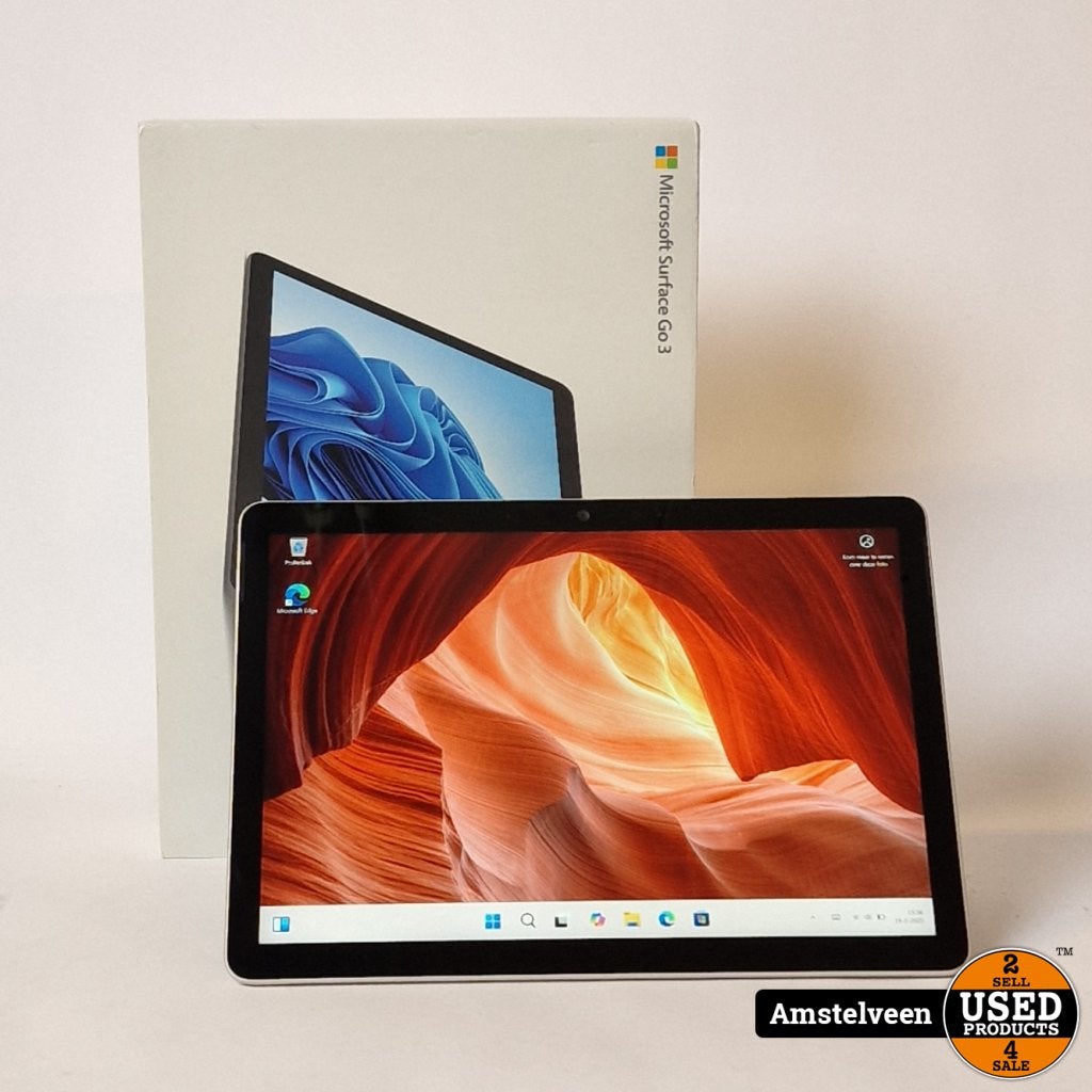 Microsoft Surface Go 3 4GB/64GB, Computers en Software, Windows Laptops, Gebruikt