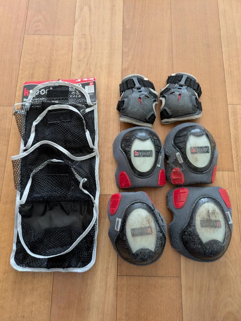 Skate beschermingsset kinderen maat M (basisschool), Sport en Fitness, Skeelers, Gebruikt, Kinderen, Bescherming, Ophalen