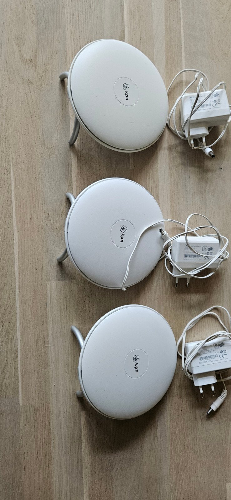 6x KPN SuperWifi punten (V1) met adapters, Ophalen of Verzenden, Gebruikt, Router, KPN