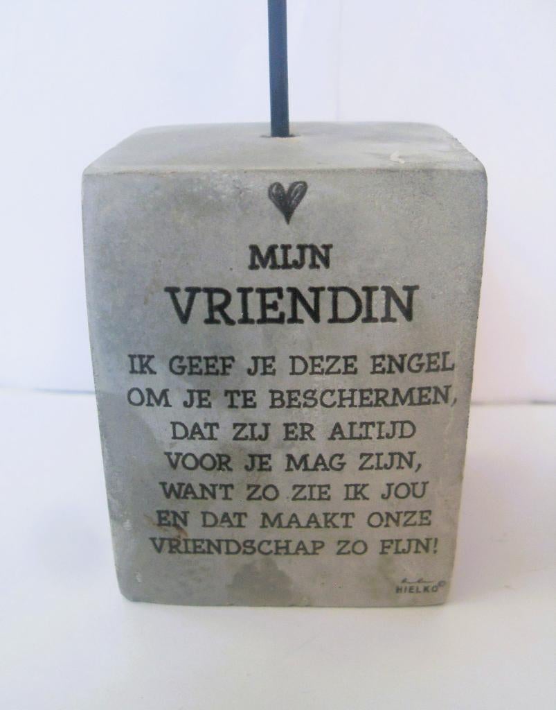 Beschermengel / Engel vriendin / beeldje engel / engeltje, Ophalen of Verzenden, Zo goed als nieuw, Overige typen