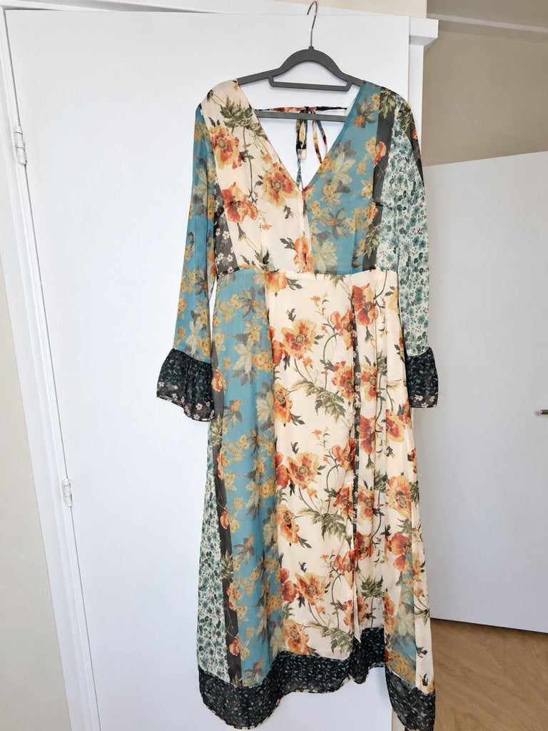Zomerjurk gekleurd, Meerkleurig, Maat 42/44 (L), Nieuw, Ophalen of Verzenden