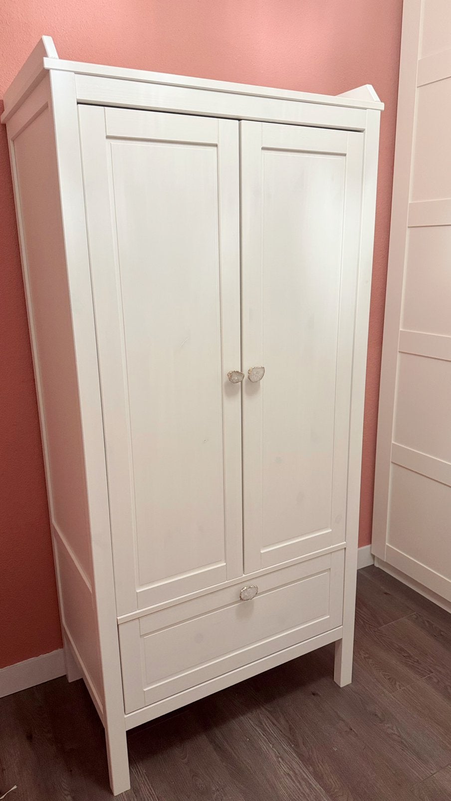 Sundvik kledingkast met lade en hangruimte, Ophalen, Gebruikt, 50 tot 100 cm, Met lade(s)