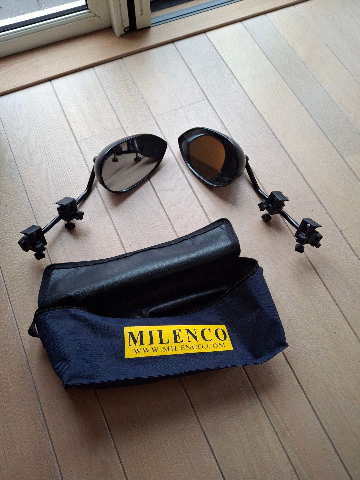 Milenco caravanspiegels - Zo goed als nieuw, Ophalen, Zo goed als nieuw