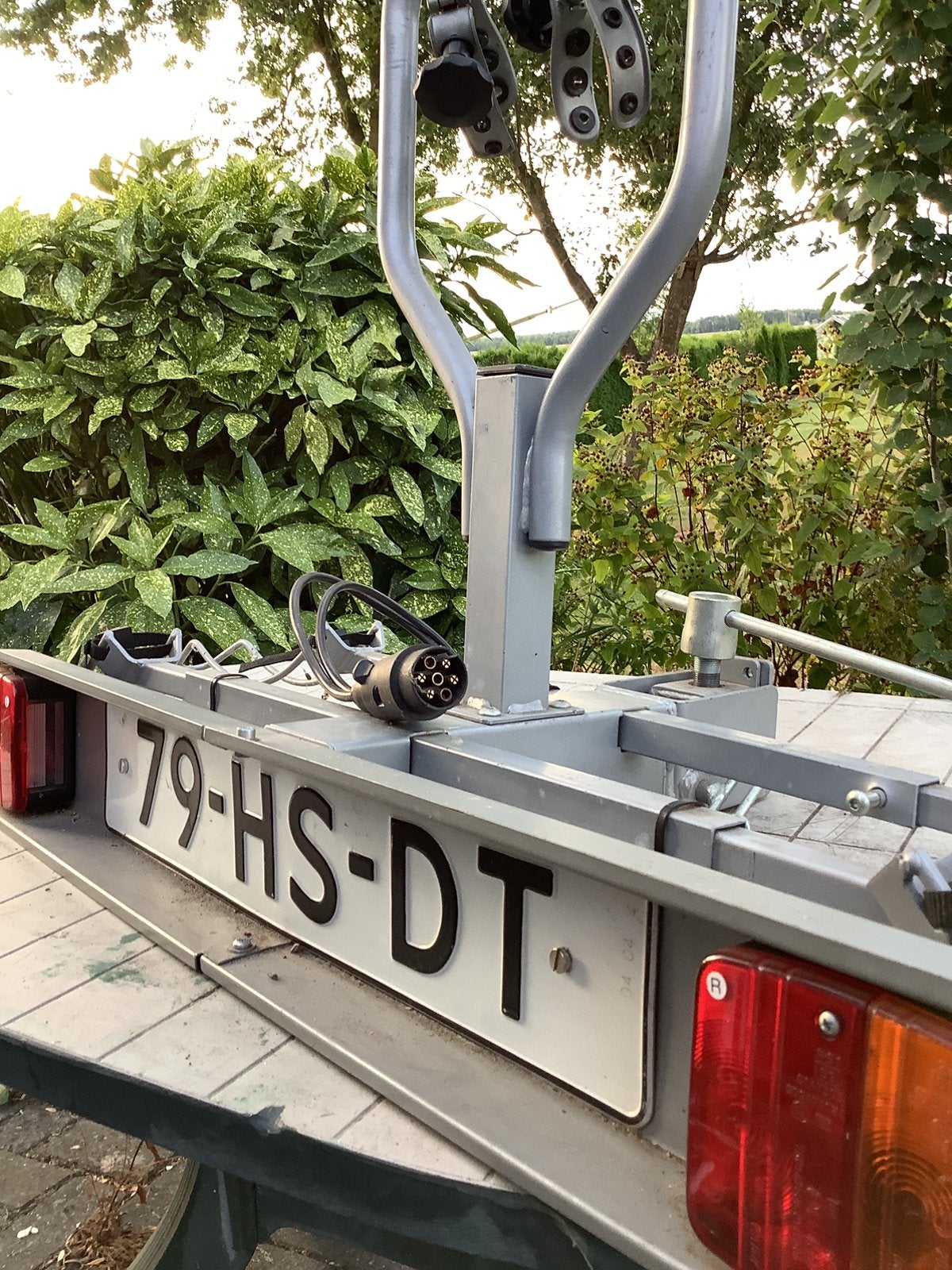 Fietsendrager in goede staat geen plastic !!! Dat gaat kapot, Auto diversen, Ophalen of Verzenden, Zo goed als nieuw, Trekhaakdrager