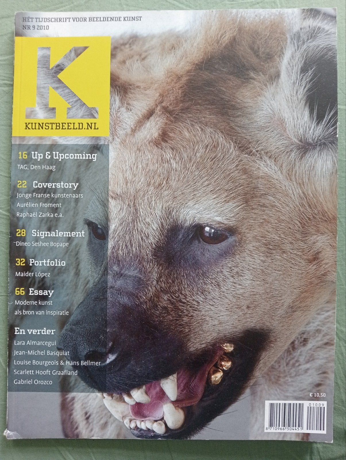Kunstbeeld Magazine Nr. 9 2010 - Moderne Kunst, Ophalen of Verzenden, Gelezen, Overige typen