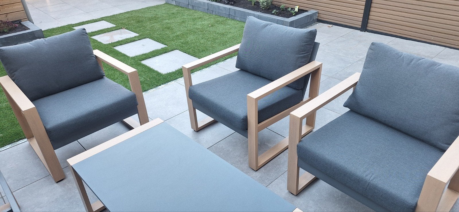Bois Le Duc 7 zits loungeset, Tuin en Terras, Tuinsets en Loungesets, Ophalen, Gebruikt, Aluminium, Bank