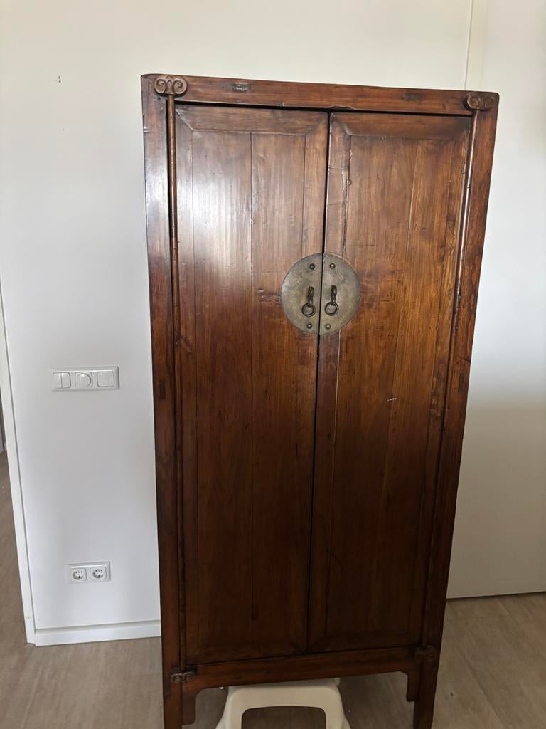 Massief houten antieke chinese kast, Ophalen, Gebruikt