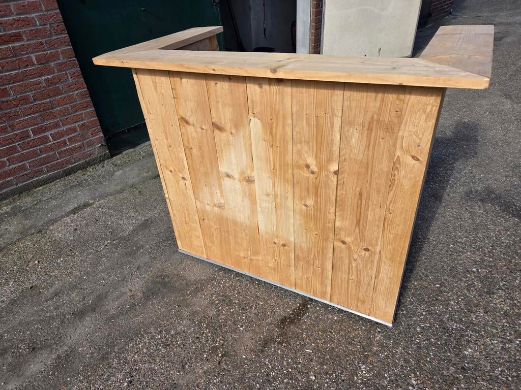 Houten bar met LED verlichting, Ophalen, Gebruikt