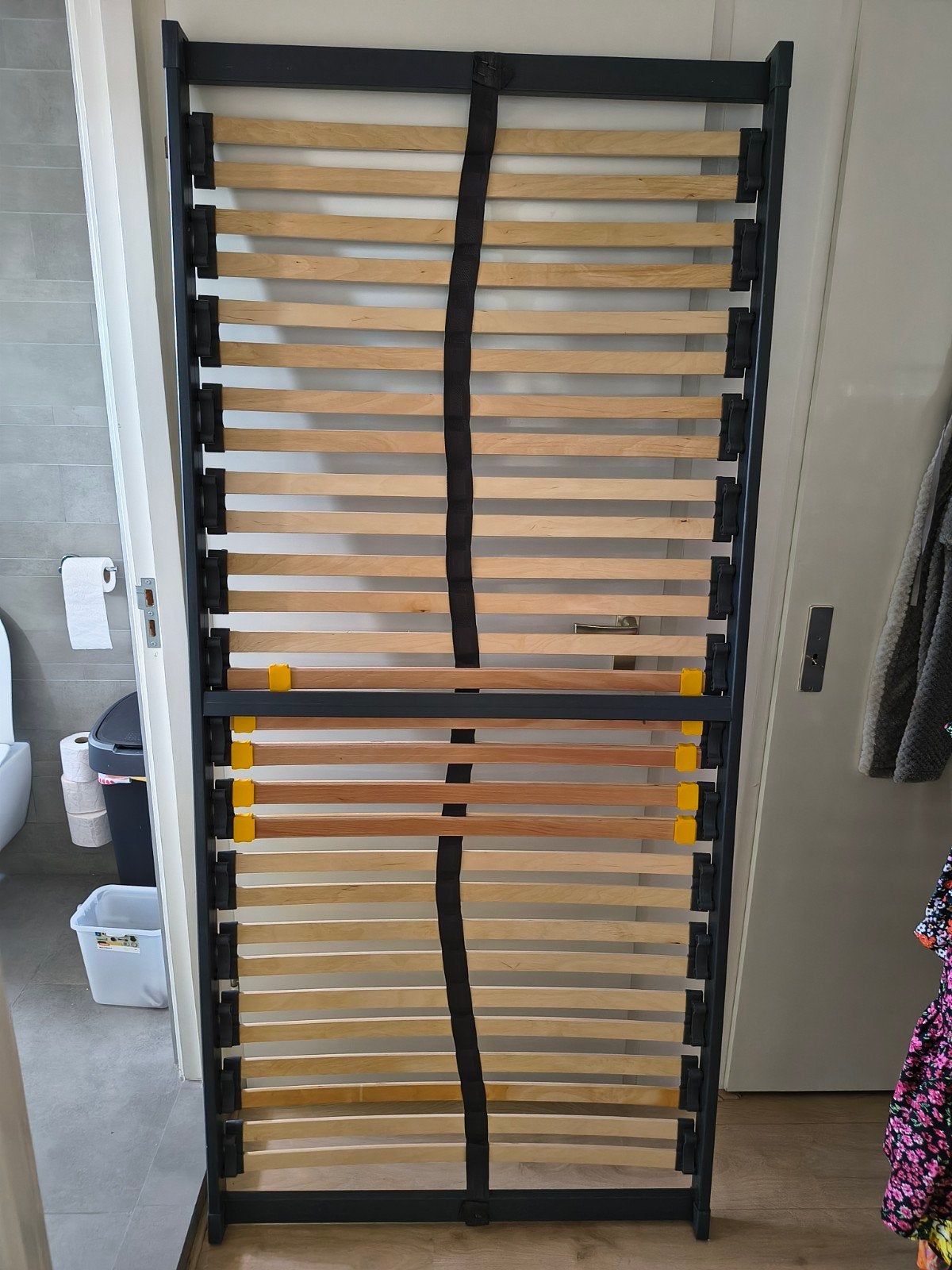 Bossflex 400 lattenbodem 90x200 cm, Ophalen, 90 cm, Eenpersoons, Zo goed als nieuw