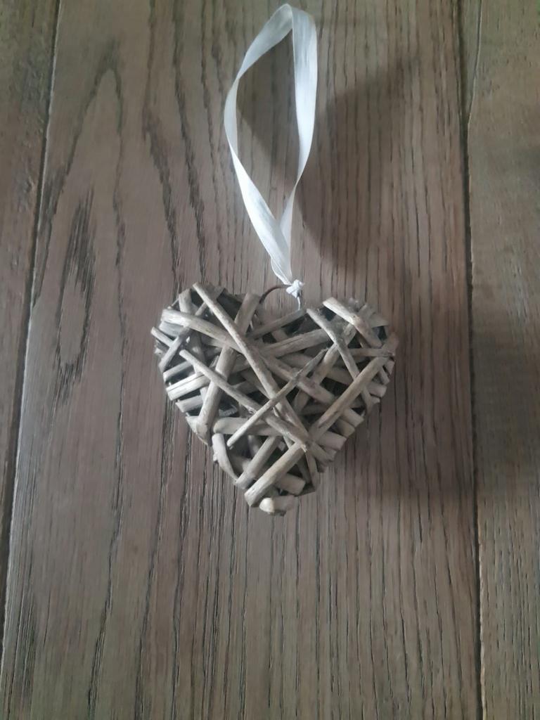 Klein decoratie hartje, Ophalen of Verzenden, Gebruikt