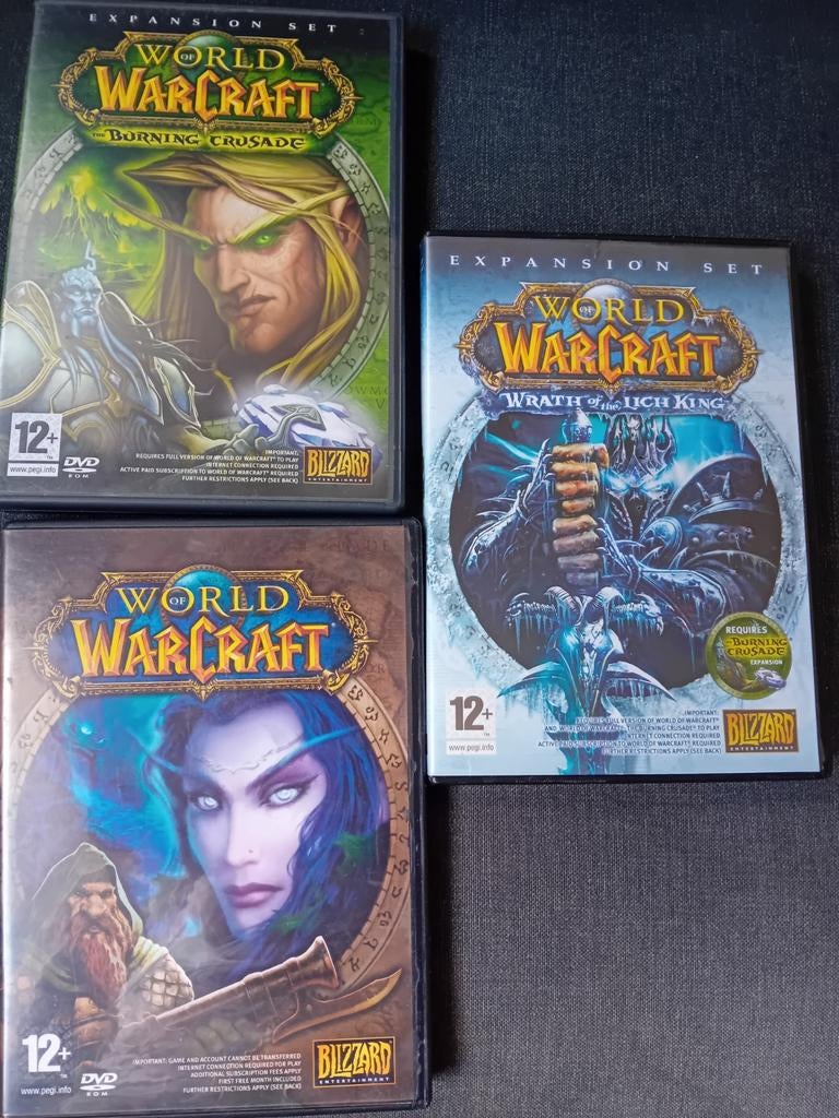 World of warcraft voor computer, Spelcomputers en Games, Games | Pc, Ophalen, 1 speler, Zo goed als nieuw, Role Playing Game (Rpg)