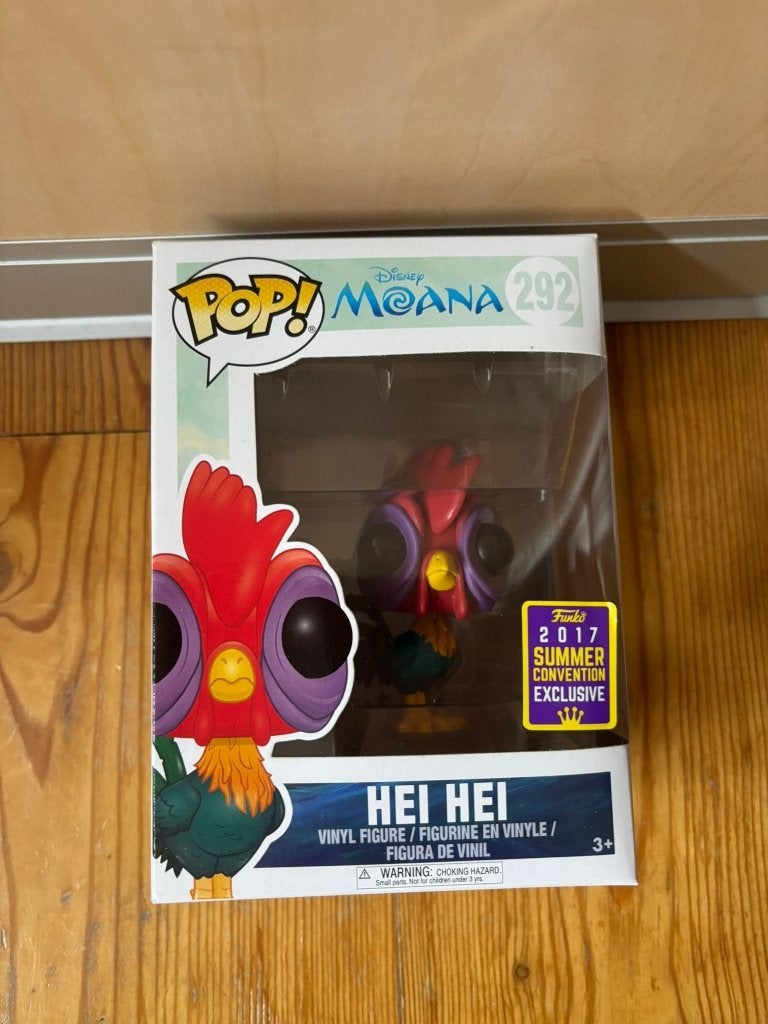 Hei Hei van Vaiana Moana Funko Pop! #292, Ophalen of Verzenden, Overige figuren, Nieuw, Beeldje of Figuurtje