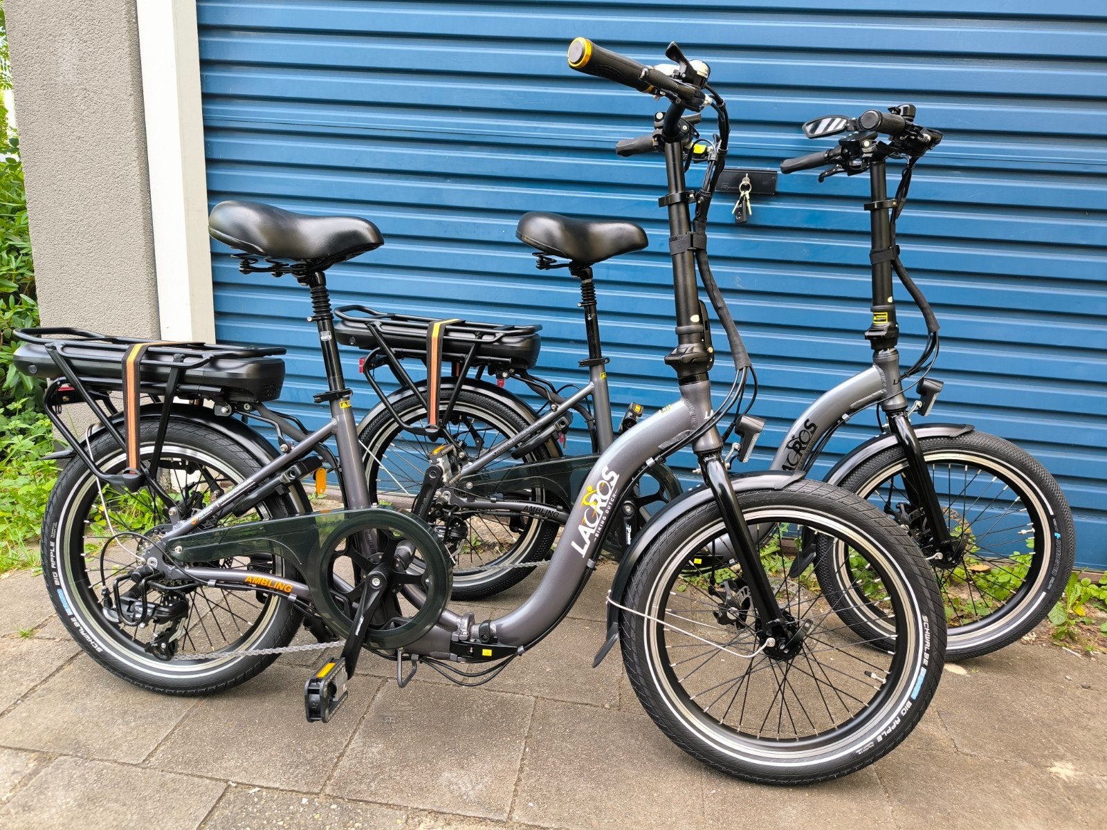 2 LACROS Ambling Elektrische Vouwfietsen - Zo Goed Als Nieuw, 20 inch of meer, Versnellingen, Ophalen of Verzenden, Zo goed als nieuw