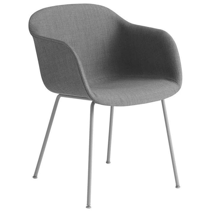 Muuto Fiber Chair Grijs - Gebruikt, Ophalen of Verzenden, Gebruikt, Grijs, Eén