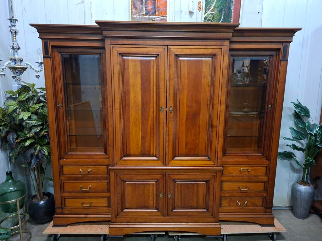 Klassieke Hollandse servieskast, buffetkast, wandmeubel, Ophalen of Verzenden