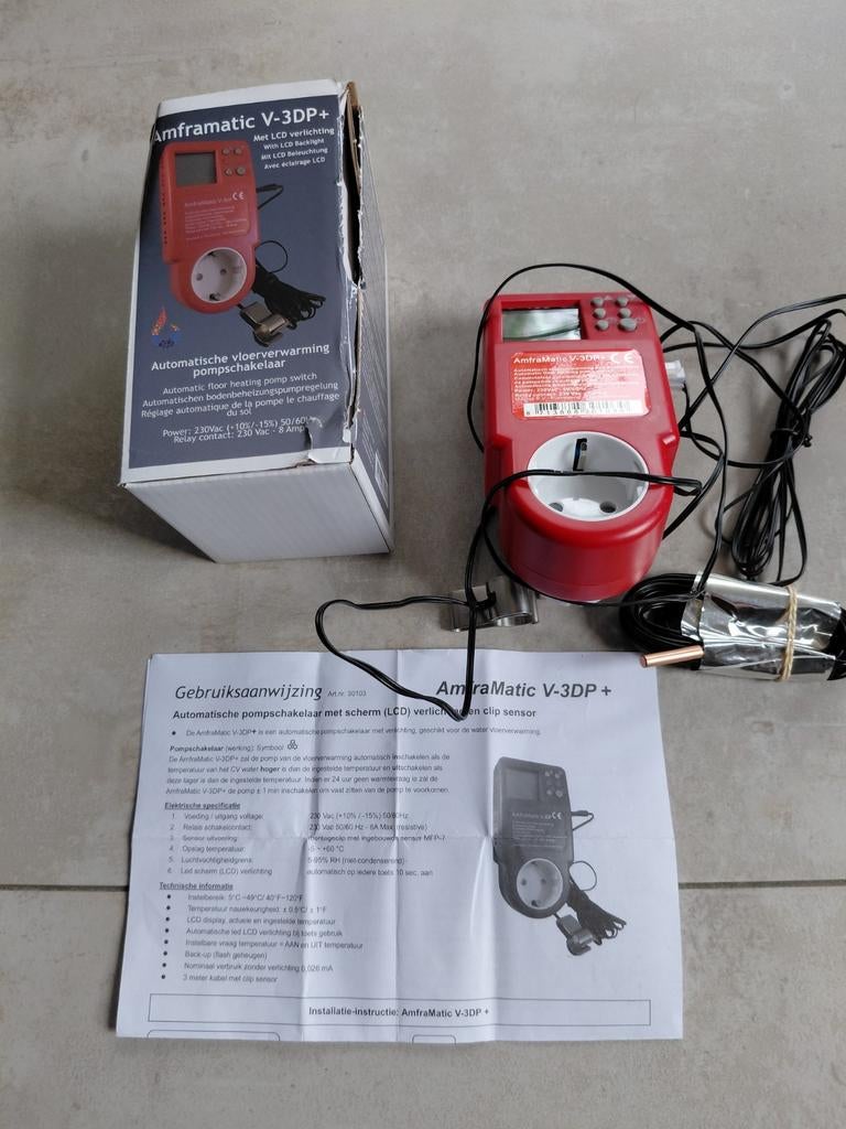 Automatische pompschakelaar tbv vloerverwarming, Minder dan 30 cm, Overige typen, Minder dan 60 cm, Ophalen of Verzenden
