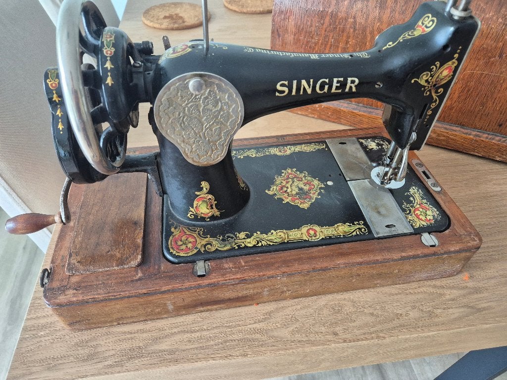 Singer 1917 Model 28/128, Antiek en Kunst, Antiek | Naaimachines, Ophalen