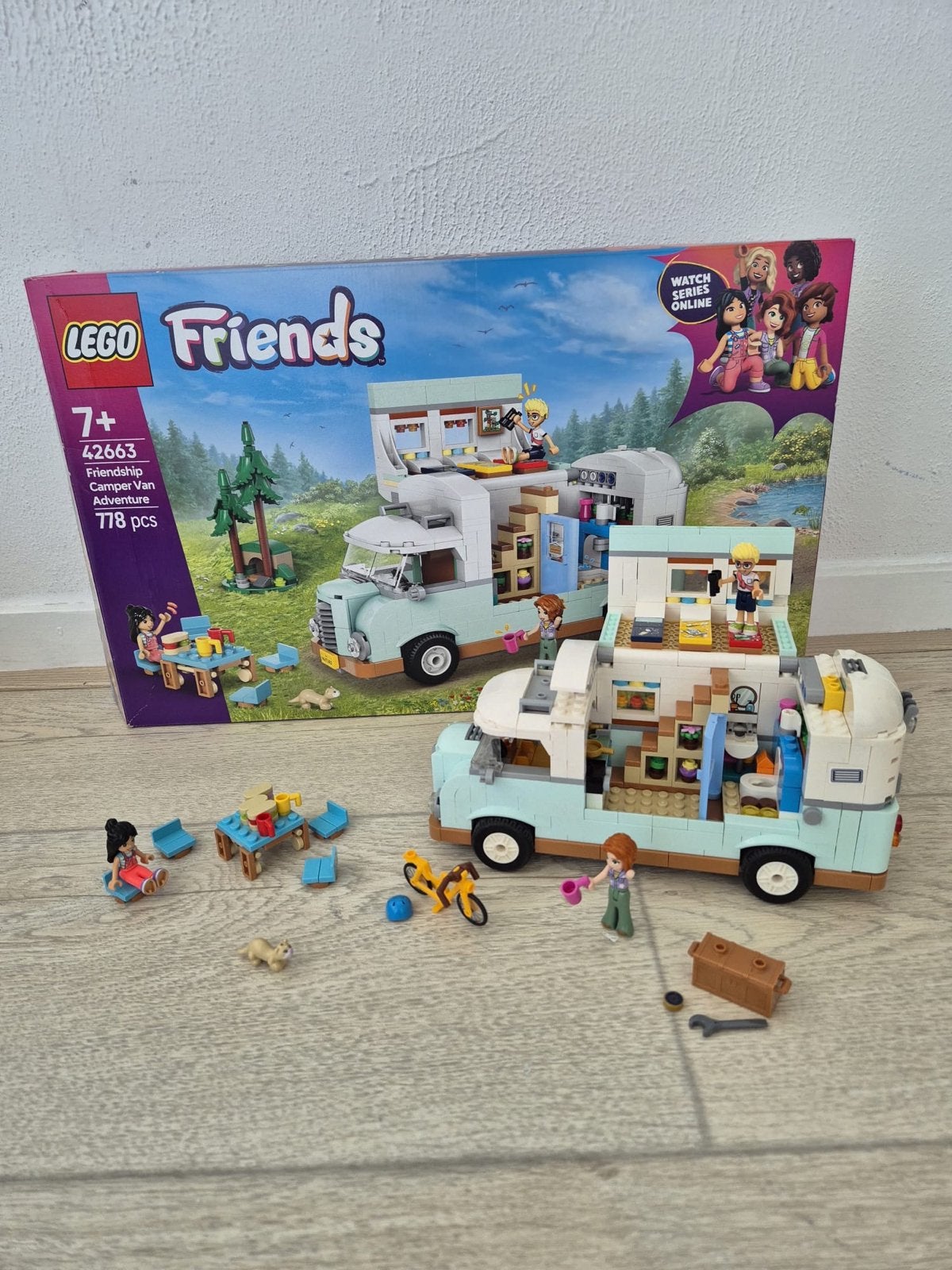Lego Friends 42663 Friendship Camper Van Avontuur, Lego, Friends, Ophalen of Verzenden, Zo goed als nieuw