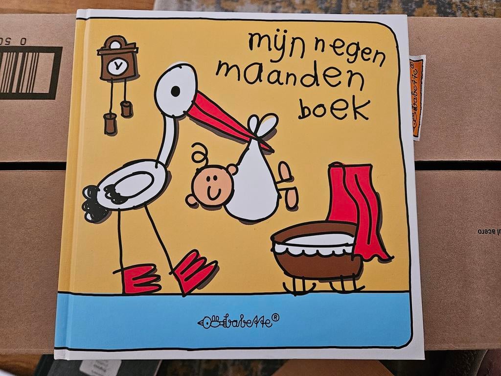 Mijn Negen Maanden Boek - Zwangerschapsdagboek, Boeken, Ophalen of Verzenden, Zo goed als nieuw, Zwangerschap en Bevalling, Rikky Schrever