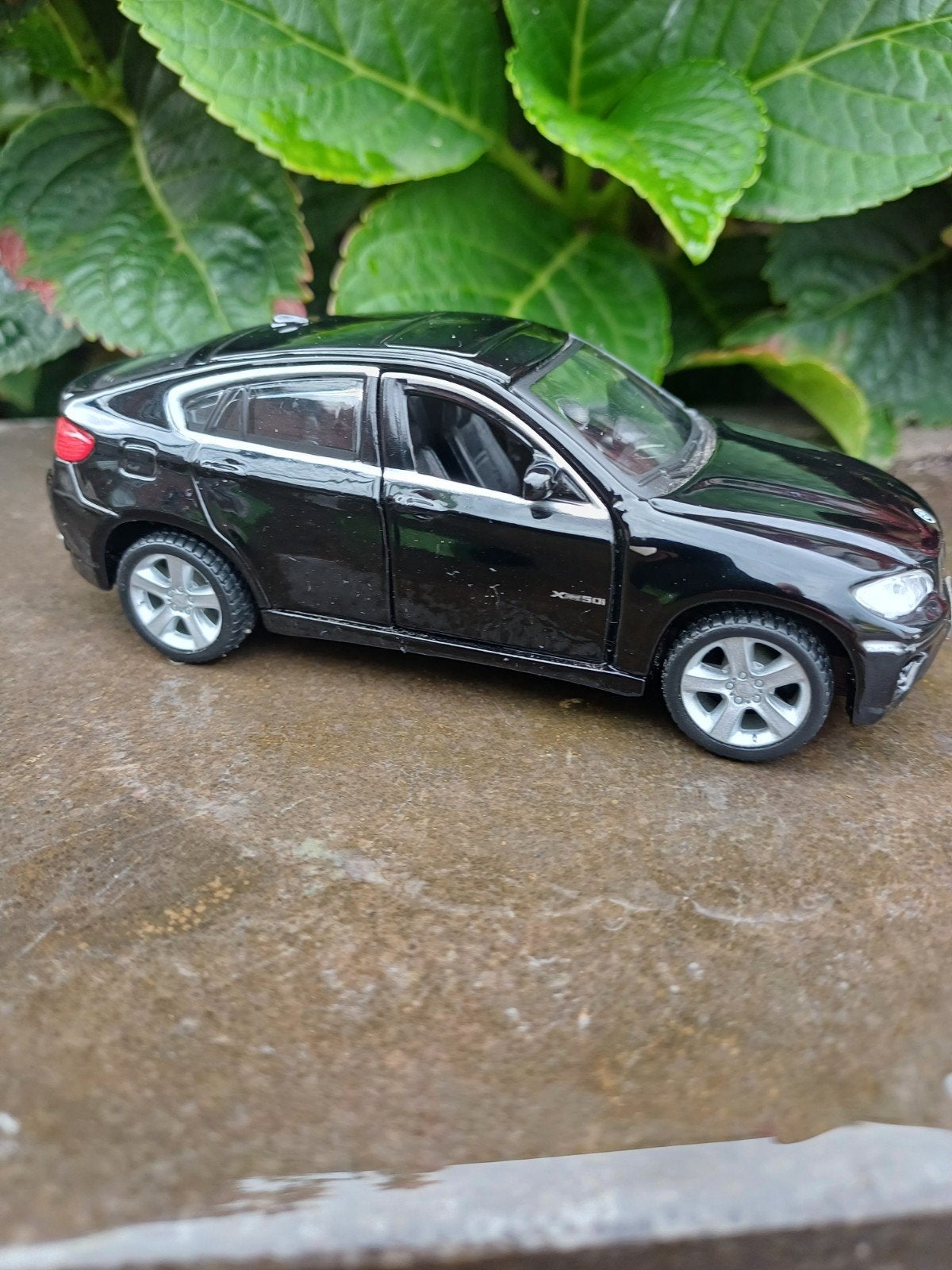 BMW X6 E71 Schaalmodel zwart/zwart, Ophalen of Verzenden, Zo goed als nieuw, Auto