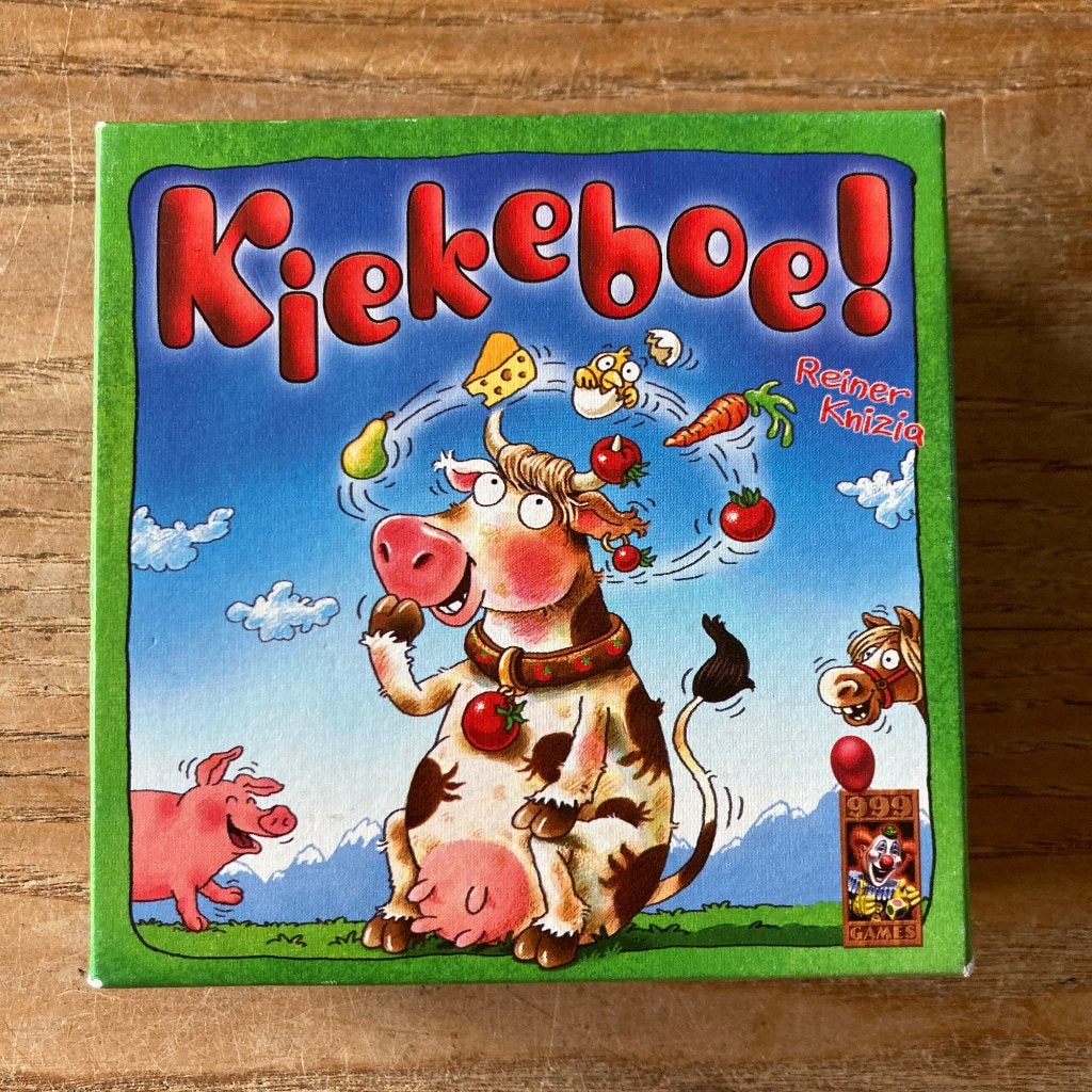 999 games - Kiekeboe (voor 2-8 spelers, 6+ jaar) zgan, Een of twee spelers, Ophalen of Verzenden, Zo goed als nieuw, 999 Games