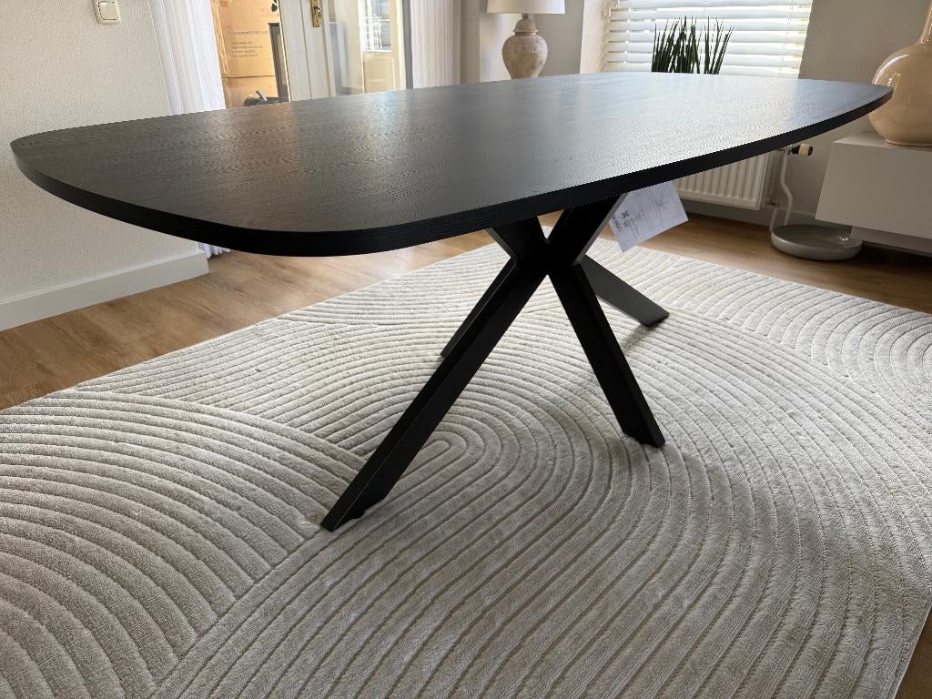 Nieuwe Deens ovale spinpoot eettafel  210x110 of 240x110, 100 tot 150 cm, Ovaal, Ophalen, Overige houtsoorten