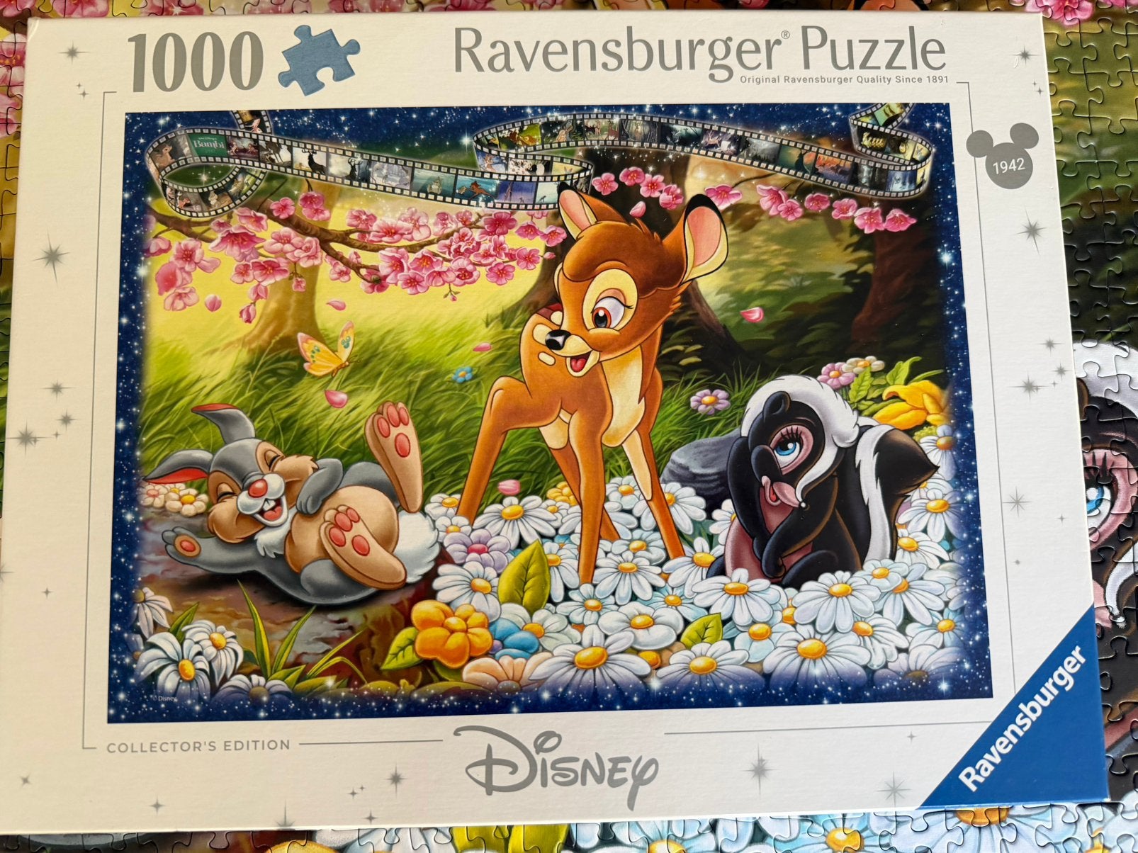 Disney Bambi puzzel 1000 stukjes, Hobby en Vrije tijd, Denksport en Puzzels, Ophalen, 500 t/m 1500 stukjes, Zo goed als nieuw