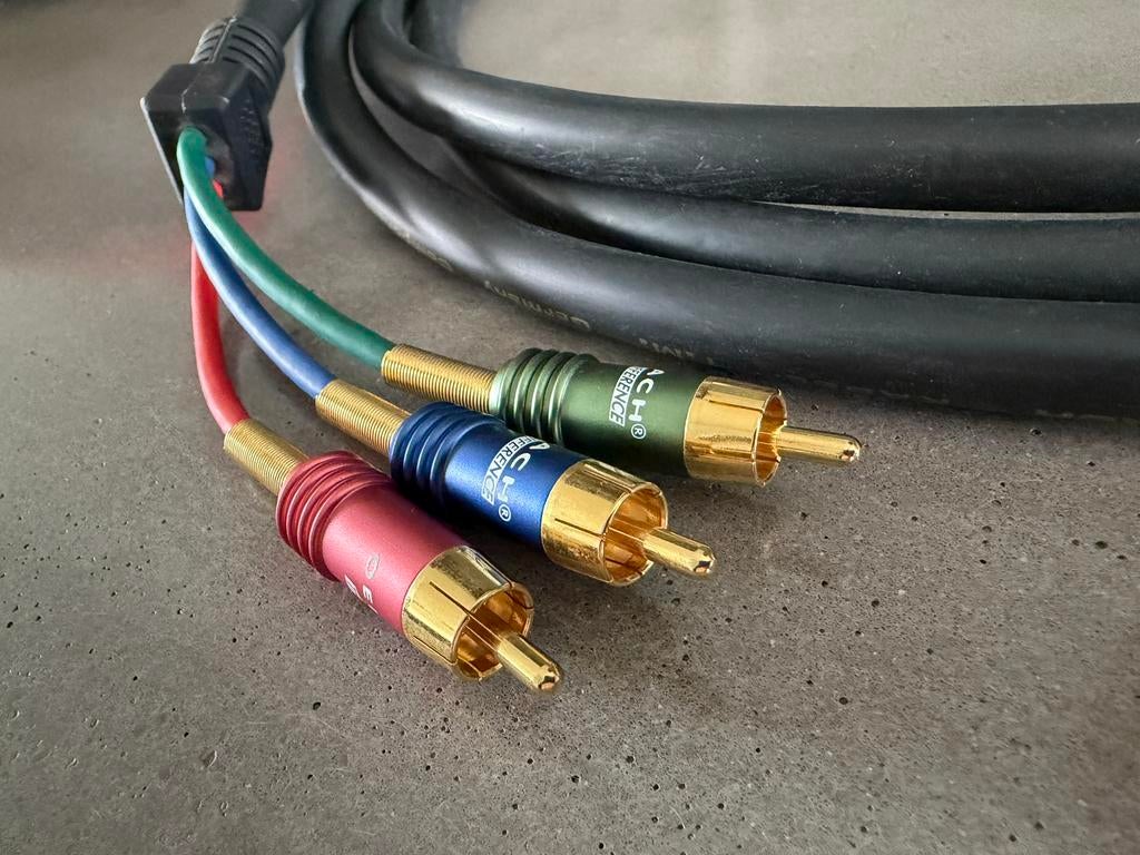 Oehlbach Excellence Component video kabel 3m, Audio, Tv en Foto, Ophalen of Verzenden, Zo goed als nieuw, 2 tot 5 meter, Componentkabel