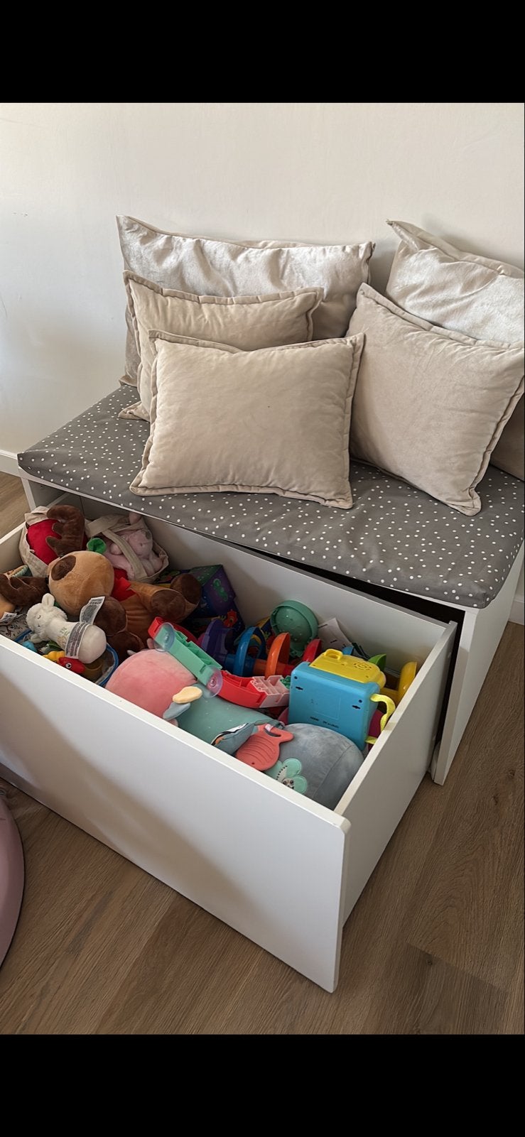 IKEA Speelgoedopberger met zitkussen - BÄNKKAMRAT, Ophalen, Zo goed als nieuw, Overige typen