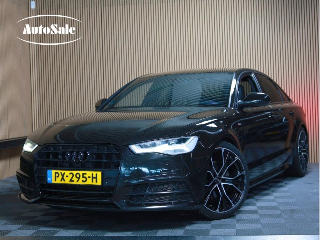 Audi A6 Limousine 1.8 TFSI ULTRA BUSINESS EDITION CARPLAY NA, Gebruikt, Euro 6, Bruin, Leder en Stof