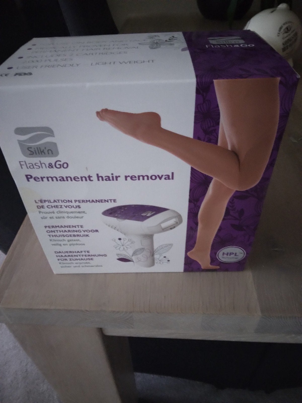 Silk'n Flash&Go Permanente Ontharing voor Thuisgebruik, Ophalen, Nieuw, Scheren en Epileren
