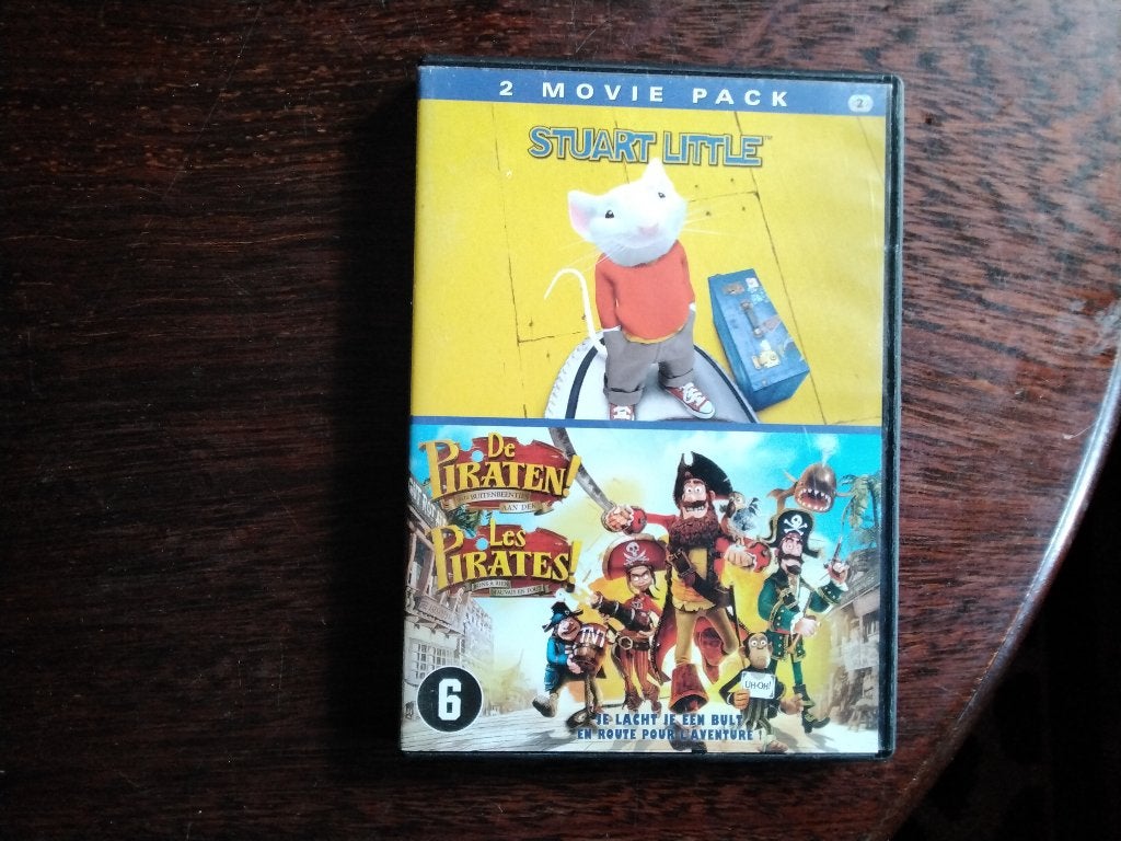 Stuart little en De piraten alle buitenbeentjes aan dek, ori, Avontuur, Ophalen of Verzenden, Zo goed als nieuw, Vanaf 6 jaar