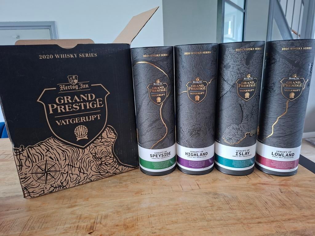 Hertog Jan grand prestige vatgerijpt 2020 whisky series, Ophalen, Nieuw, Flesje(s), Hertog Jan