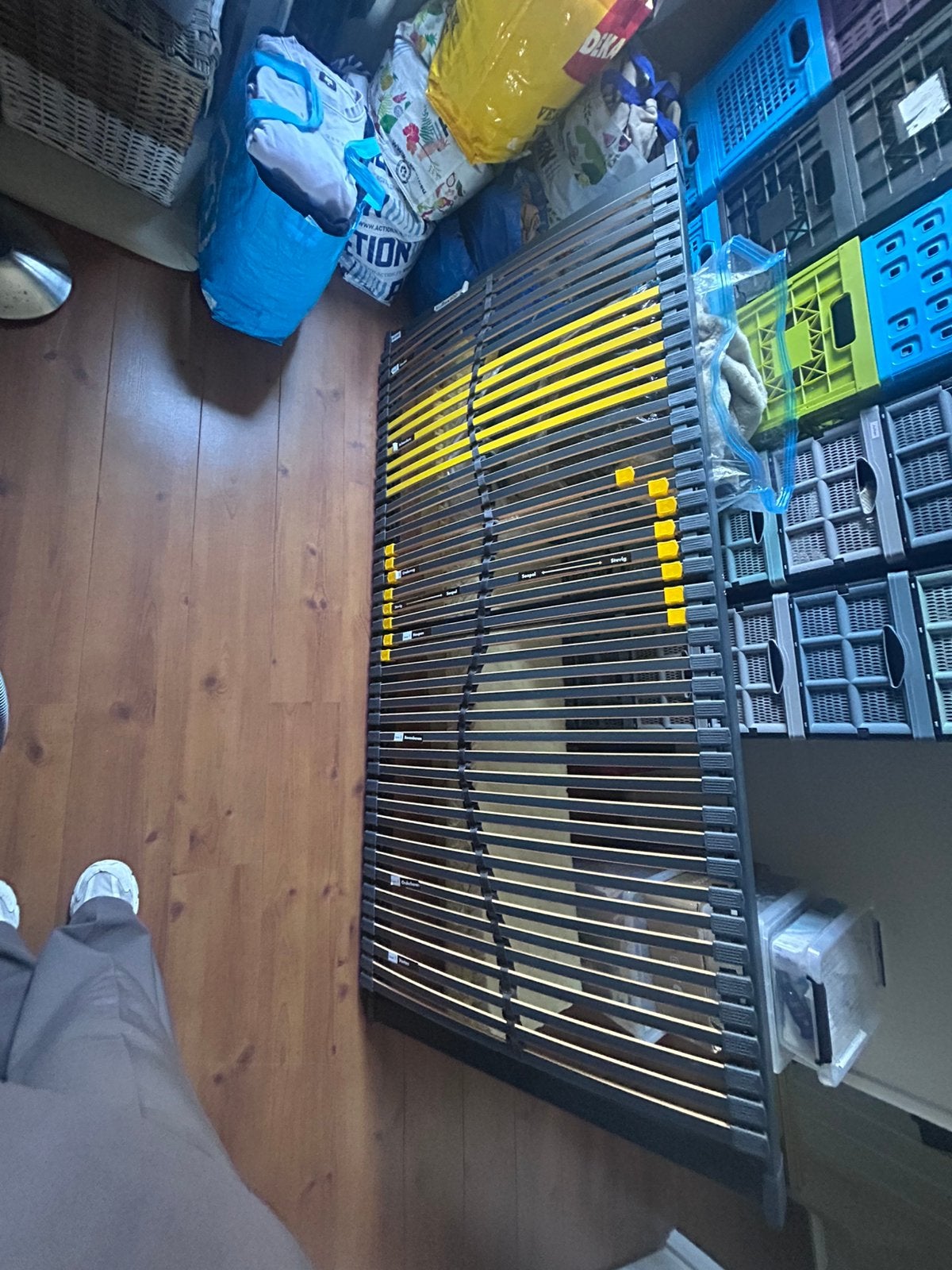 Lattenbodem bossflex 600, Ophalen, Zo goed als nieuw, Eenpersoons, 90 cm