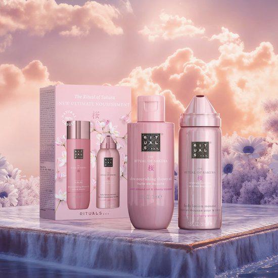 Rituals Sakura travel giftset body lotion & douche olie 🩷🎁, Sieraden, Tassen en Uiterlijk, Uiterlijk | Lichaamsverzorging, Nieuw