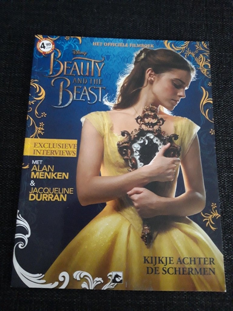 Filmboek van Disney's Beauty and the Beast live action film, Verzamelen, Ophalen of Verzenden, Assepoester of Belle, Nieuw, Papier, Kaart of Schrift