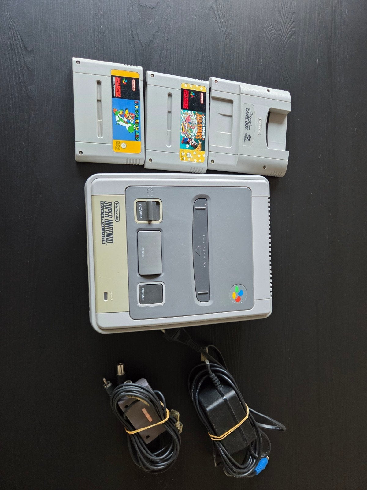 Nintendo Super Nintendo Entertainment System (SNES), Spelcomputers en Games, Ophalen, Gebruikt, Zonder controller, Met games