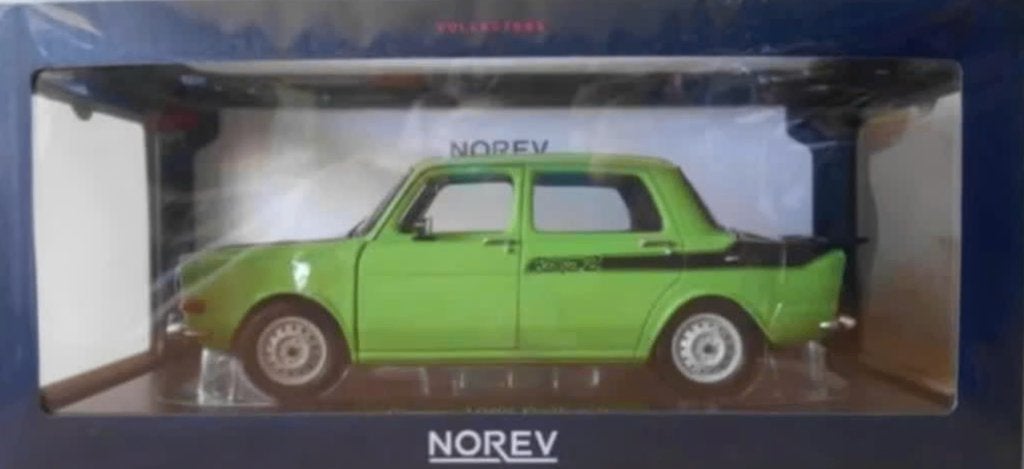 Simca 1000 Rallye 2 1976 Racing Groen 1/18 NOREV ref. 185715, Verzenden, Nieuw, Auto, Norev