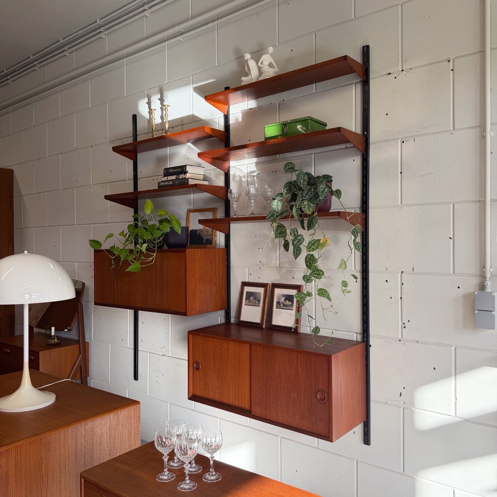 Vintage wandmeubel •Kai Kristiansen•, Huis en Inrichting, Gebruikt, ., 150 tot 200 cm, Ophalen of Verzenden