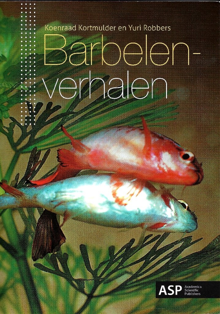 BOEK BARBELEN VERHALEN AQUARIUM VISSEN., Ophalen of Verzenden, Nieuw, Vissen