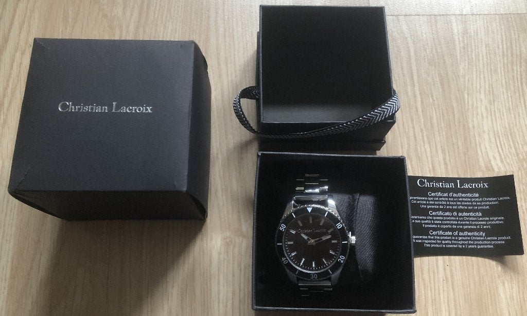 HORLOGE - CHRISTIAN LACROIX - IPSUM - NIEUW IN DOOSJE, Ophalen of Verzenden, Nieuw, Overige merken