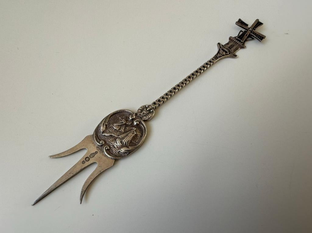 Zilveren cakevork Minerva Schoonhoven, 23 gram, 1933, Antiek en Kunst, Ophalen of Verzenden