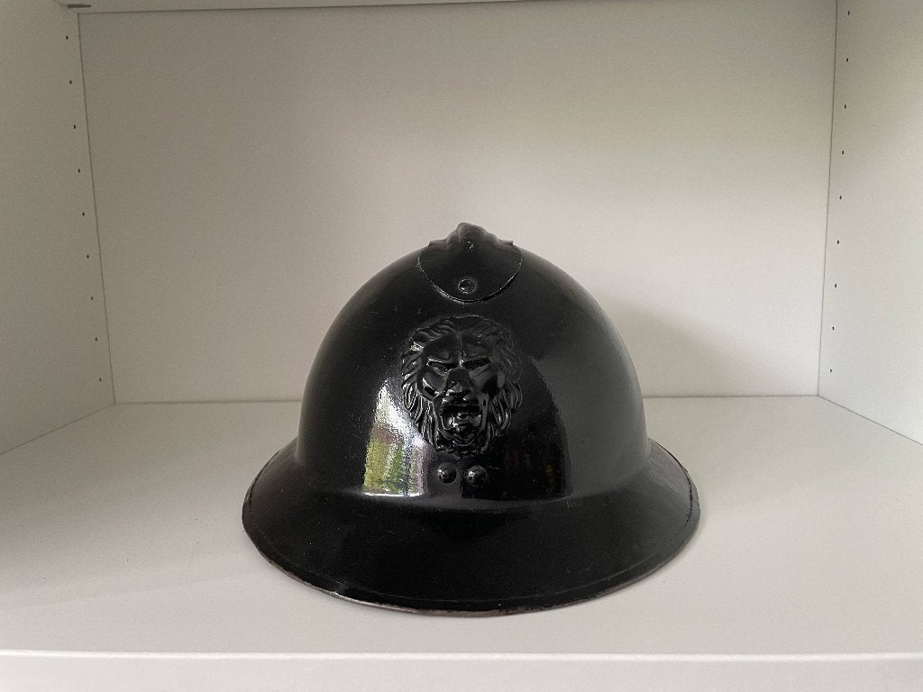 Helm Adrian M31 Rijkswacht/Gendarmerie België, Ophalen of Verzenden, Landmacht, Overige gebieden, Helm of Baret