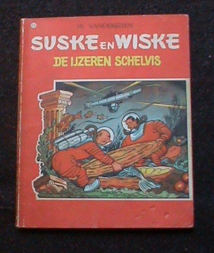 Suske en Wiske De ijzeren schelvis 1e druk Matte versie 1967, Eén stripboek, Ophalen of Verzenden, Gelezen
