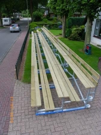 Mobiele verrijdbare/demontabele tribune  Supporter zitplaat, Ophalen of Verzenden