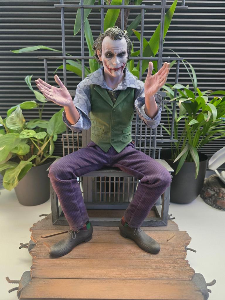 Sideshow The Joker LE (Heath Ledger) met extra armen, Verzamelen, Beelden en Beeldjes, Ophalen of Verzenden, Zo goed als nieuw